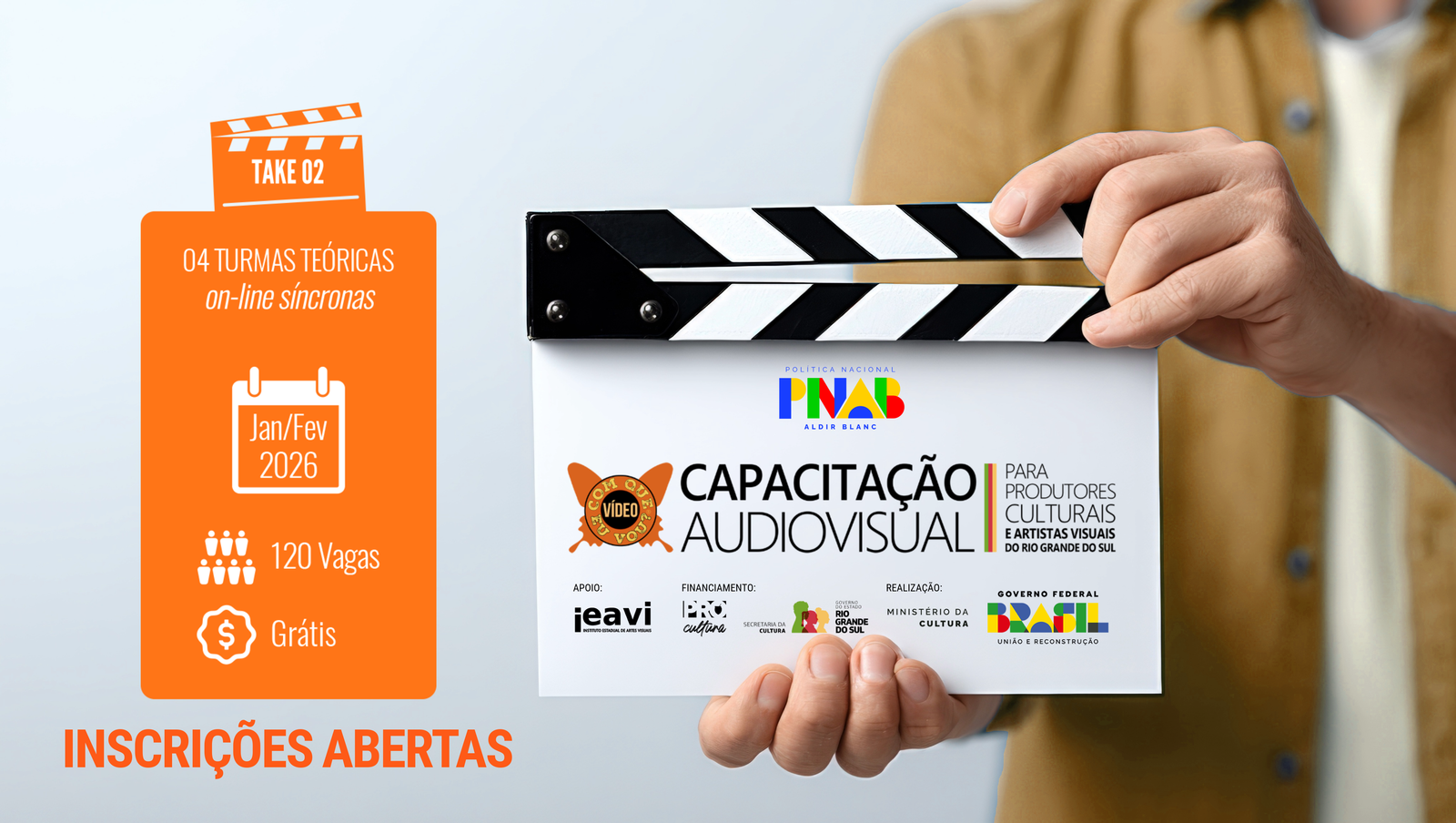 Imagem de divulgação 02 de Com que vídeo eu vou? – Capacitação Audiovisual para produtores culturais e artistas visuais do Rio Grande do Sul