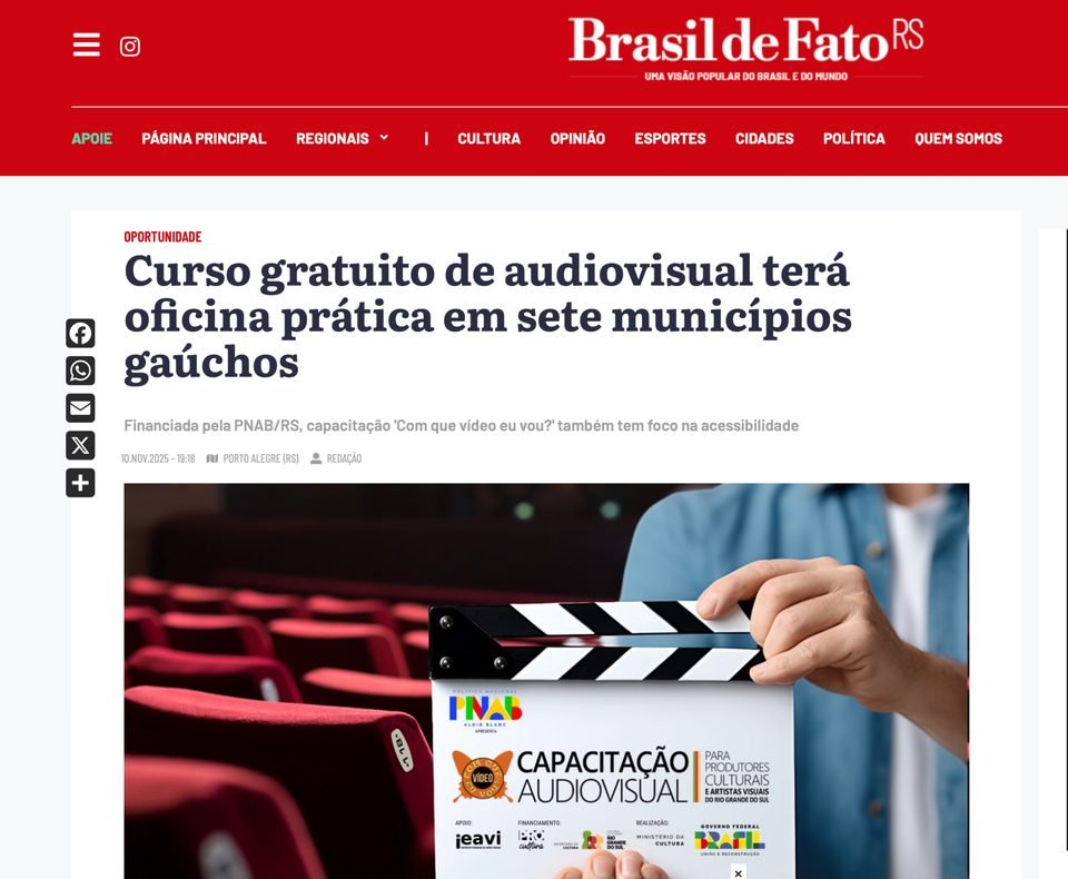 Evidência documental da publicação