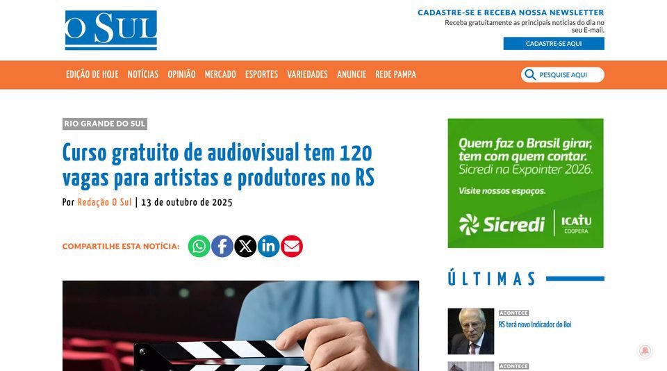 Evidência documental da publicação