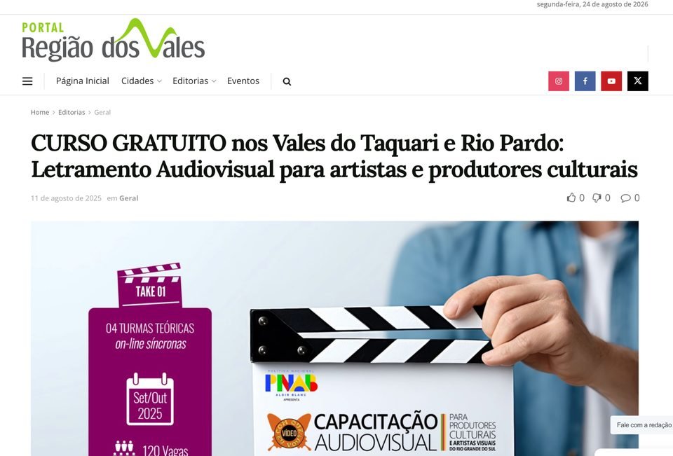 Evidência documental da publicação