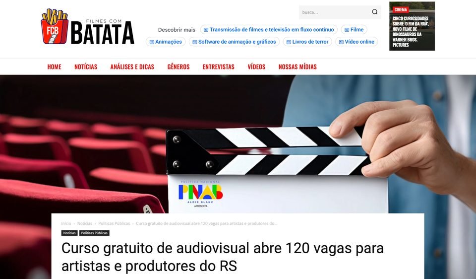 Evidência documental da publicação